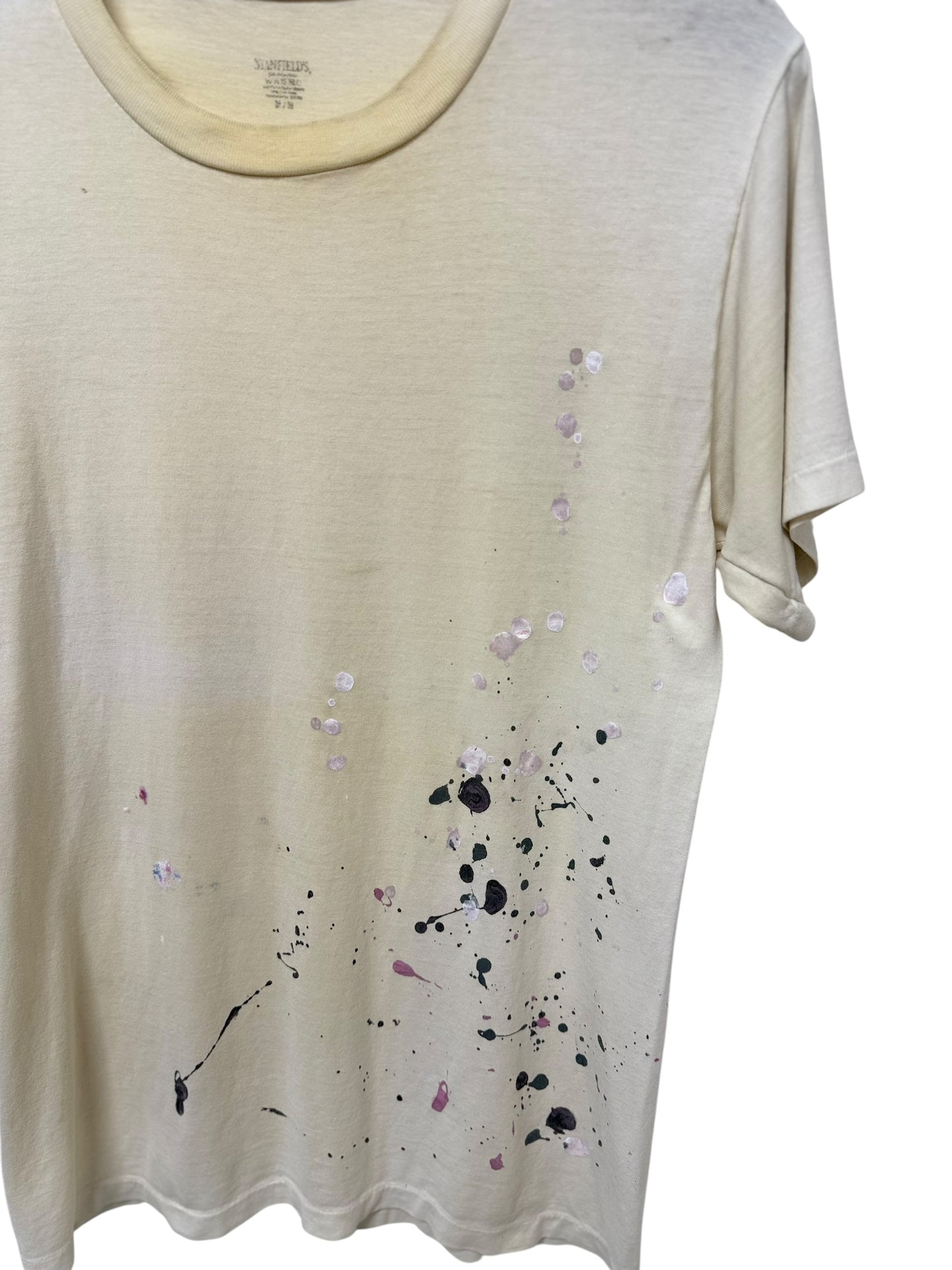 Off White Painted Tee