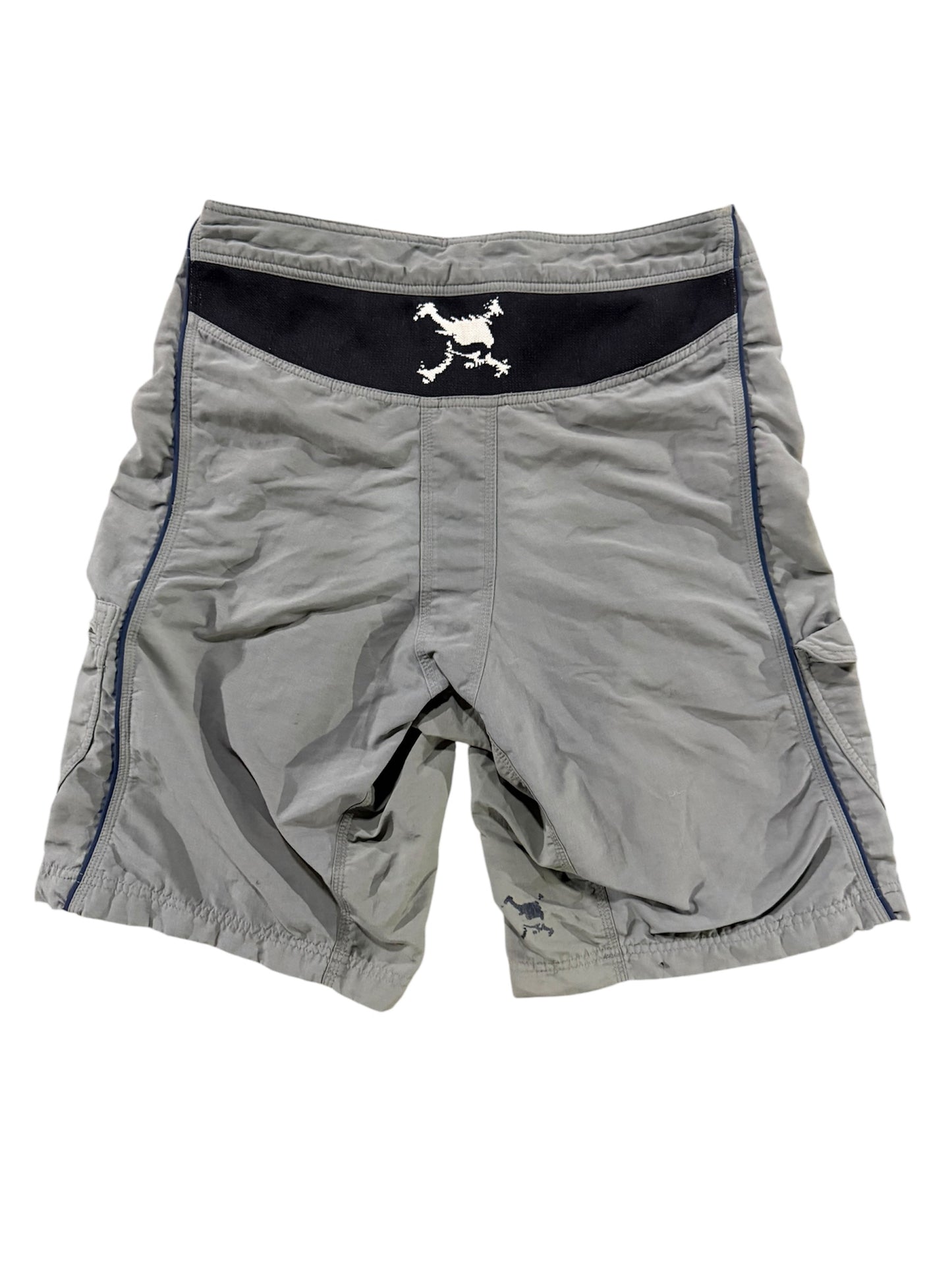 Grey Oakley Tac Shorts Skull Large