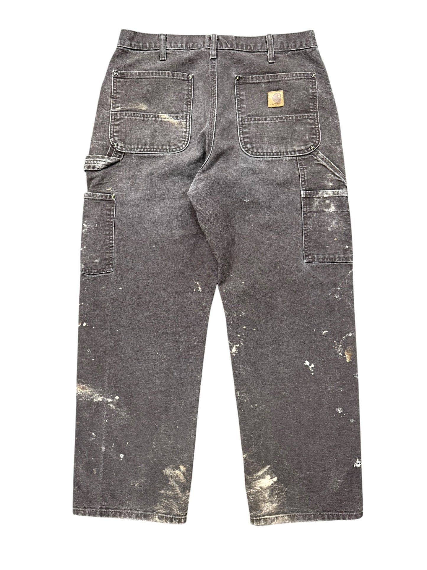 Distressed & Bleached Brown Carhartt Double Knees