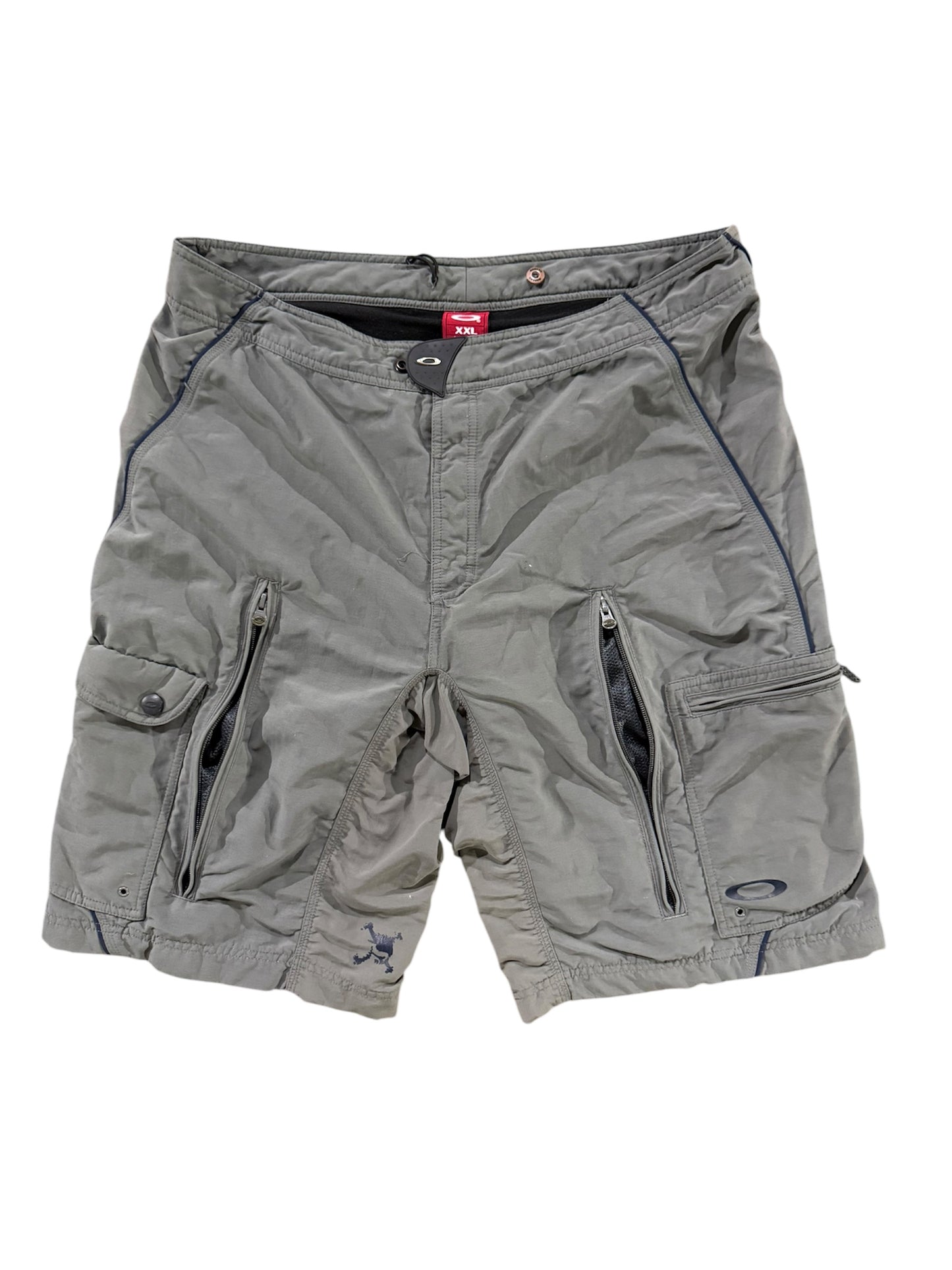 Grey Oakley Tac Shorts Skull XXL