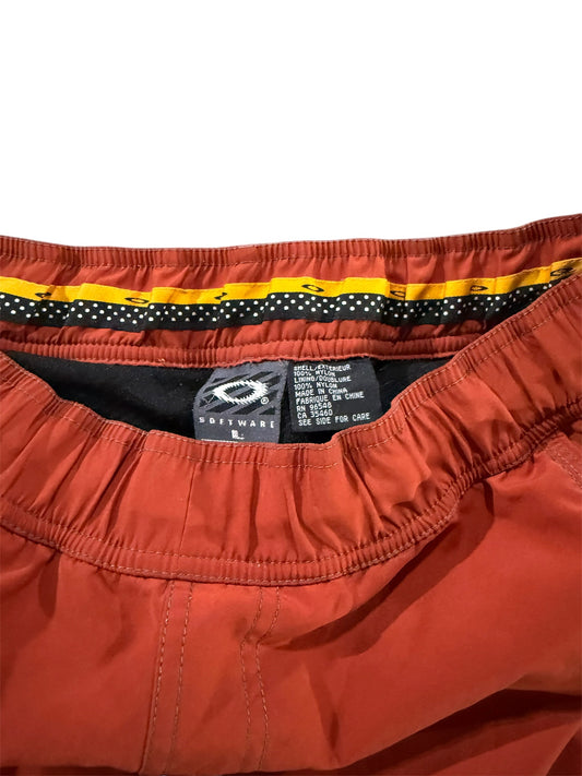 Red Oakley Tactical shorts Large