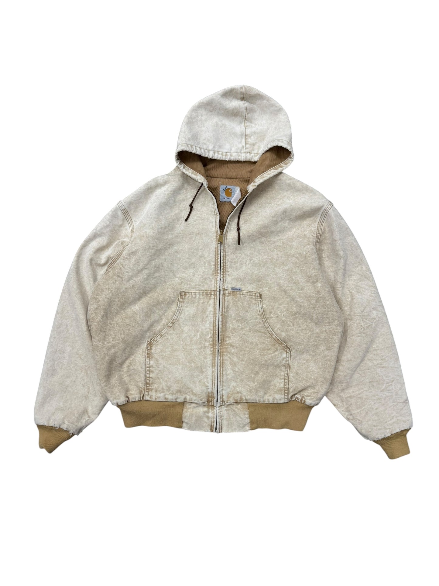Acid Washed Carhartt Hooded Jacket