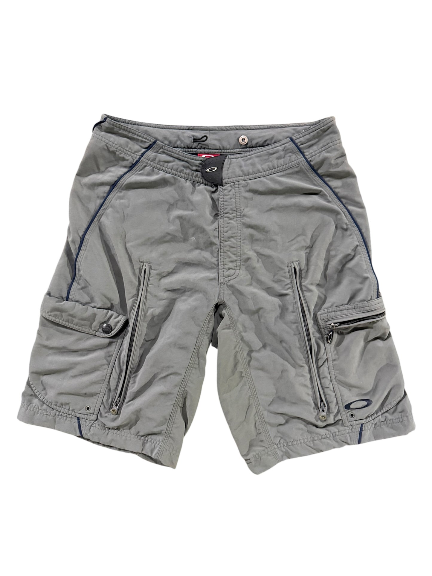 Grey Oakley Tac Shorts Skull Large