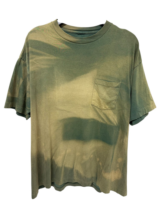 Faded Green Pocket Tee