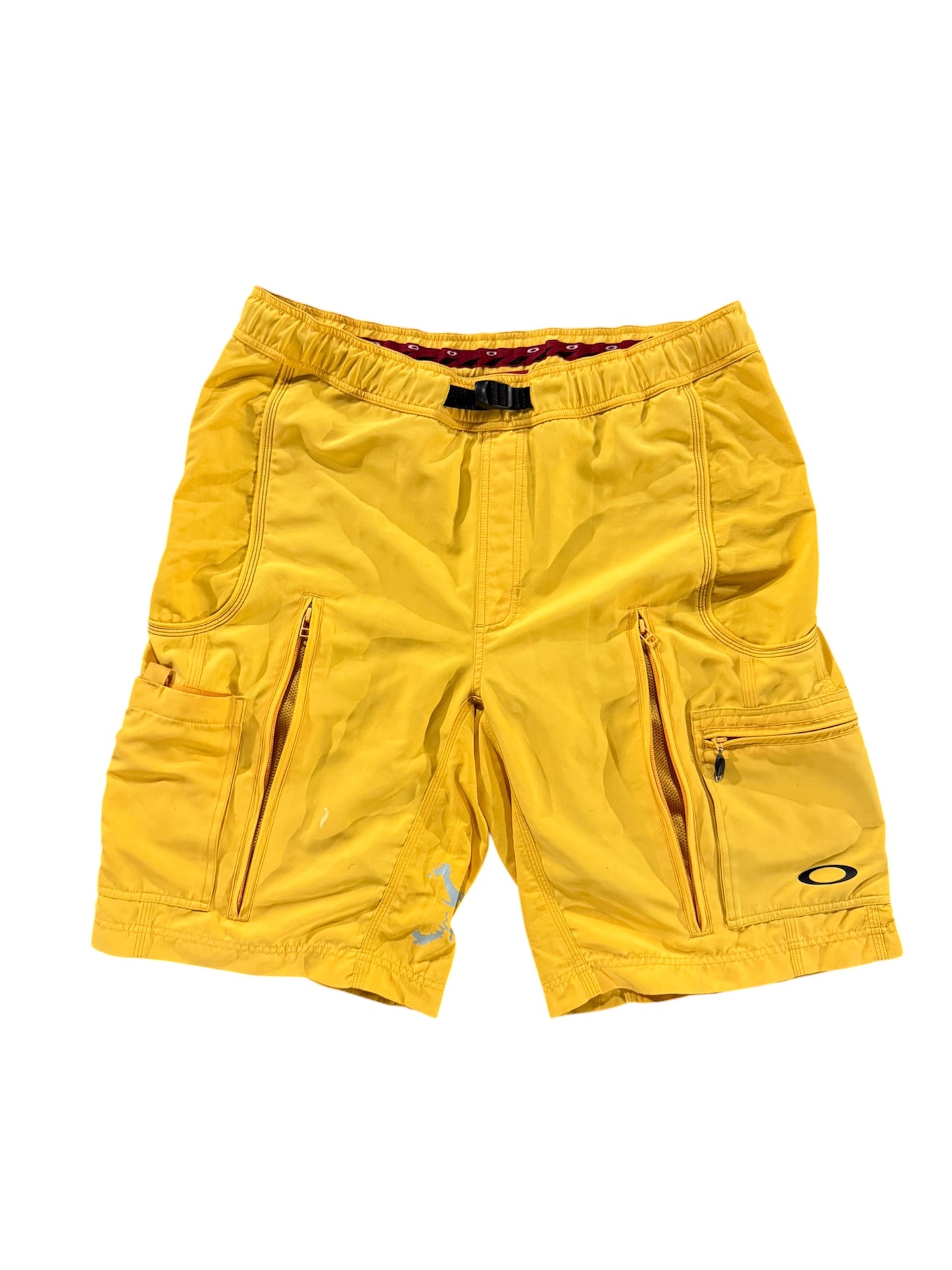 Yellow Oakley Tactical Shorts XXL