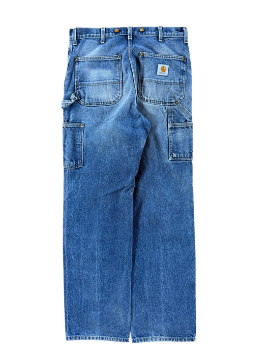 Medium Wash Carhartt Double Knee