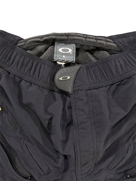 Black Zippered Oakley Shorts L