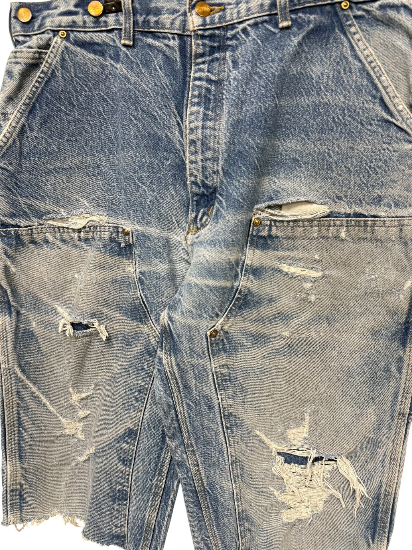 Denim Cutoff Double Knee