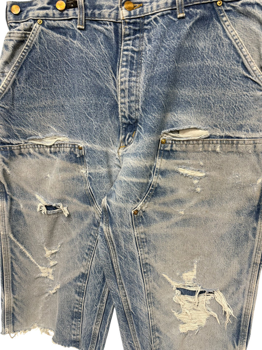 Denim Cutoff Double Knee