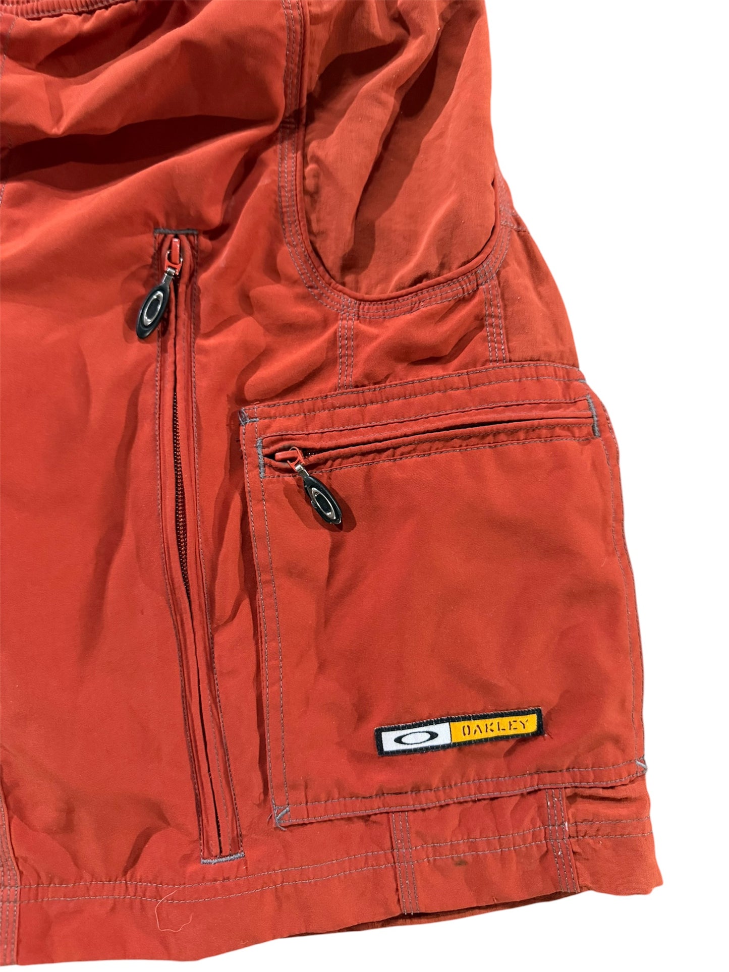 Red Oakley Tactical shorts Large