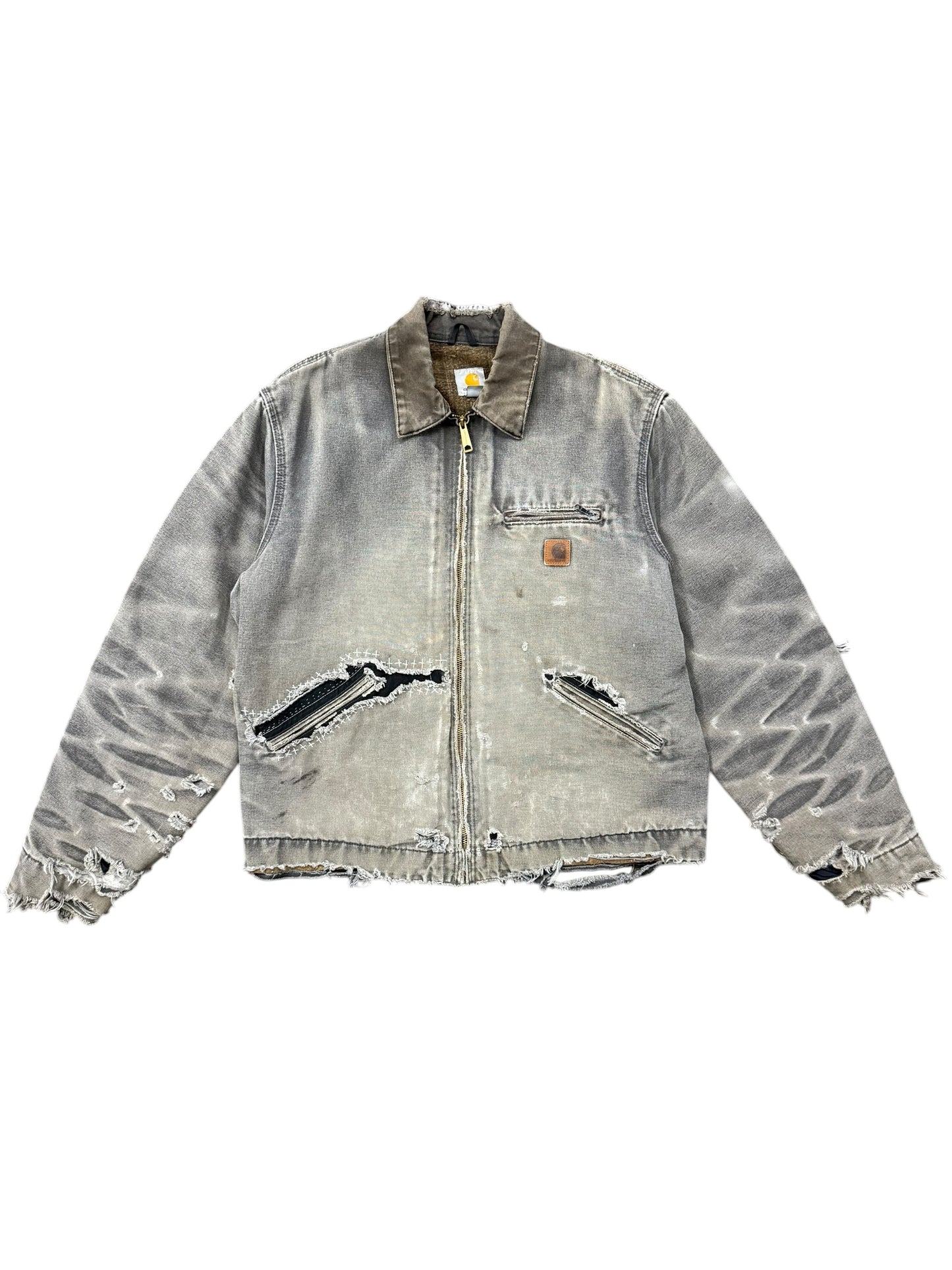 Thrashed Carhartt Detroit Jacket BRN