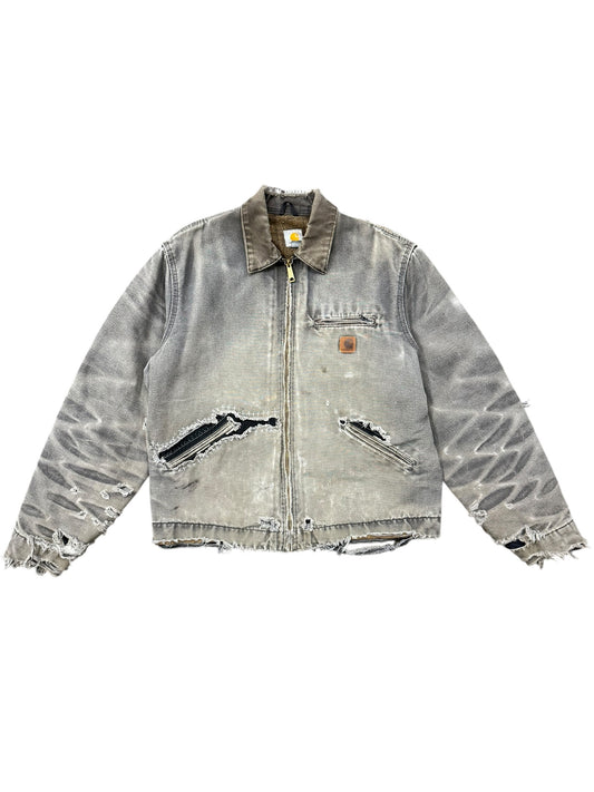 Thrashed Carhartt Detroit Jacket BRN