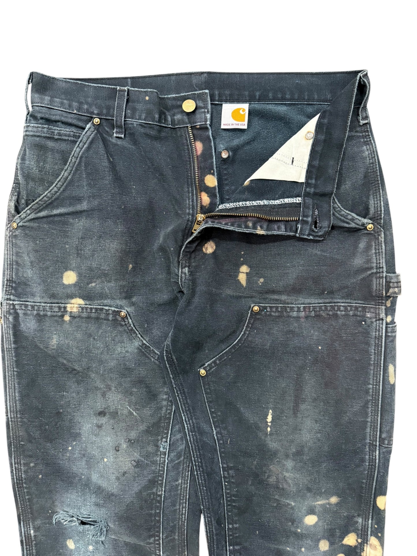 Bleached & Faded Carhartt Double Knees