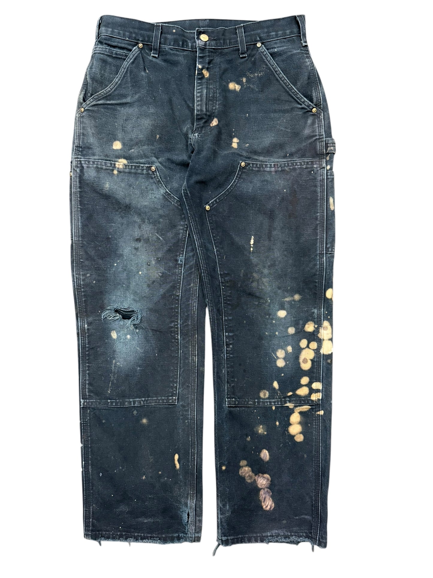 Bleached & Faded Carhartt Double Knees