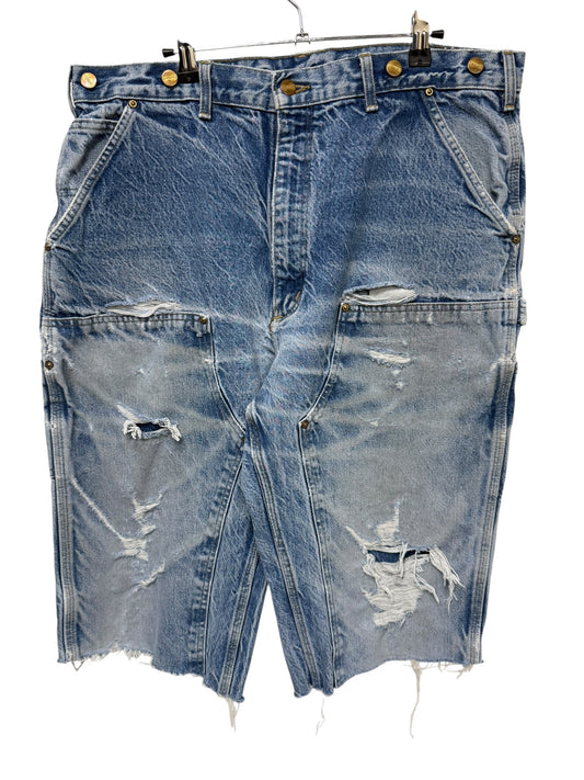Denim Cutoff Double Knee