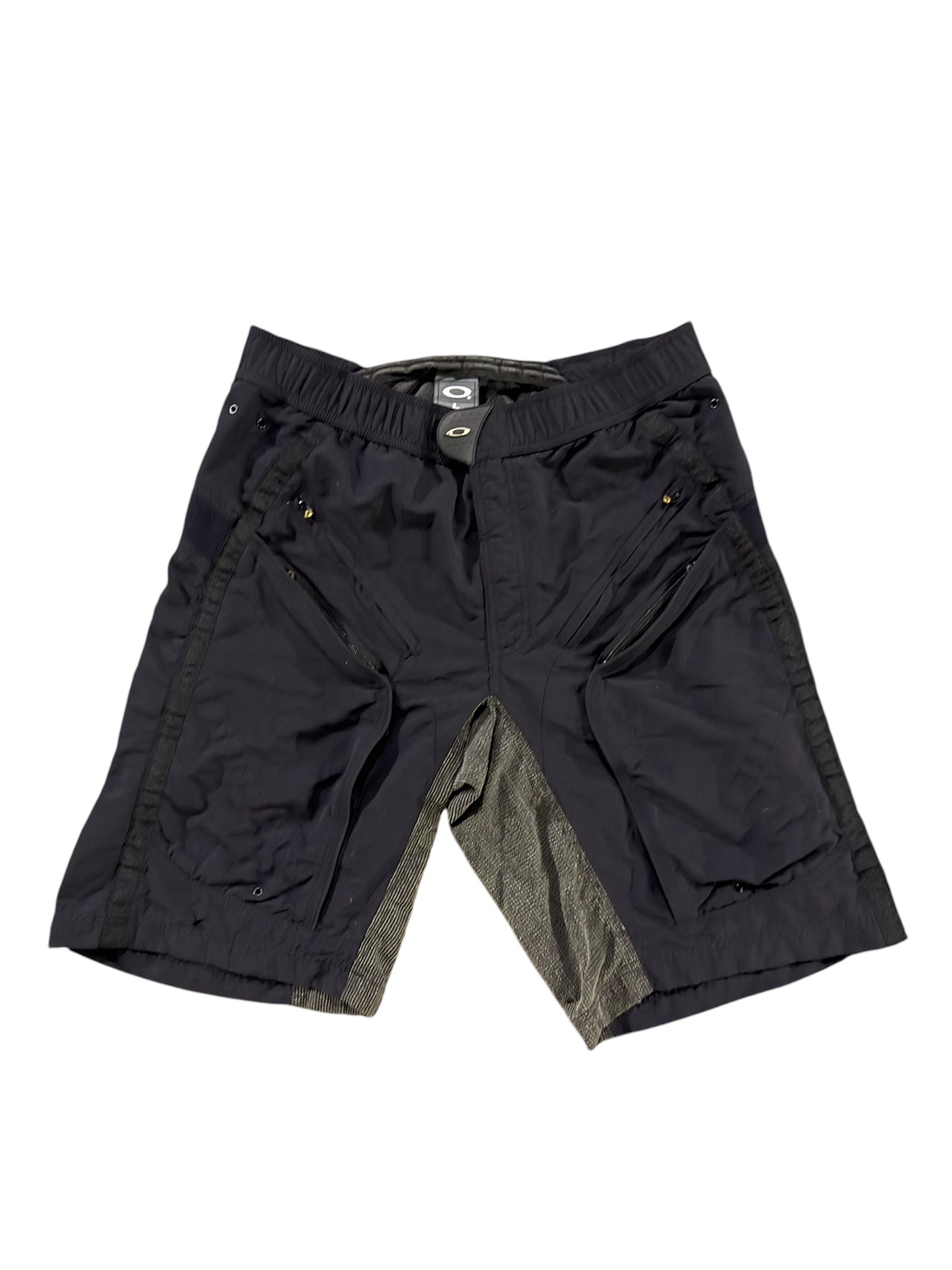 Black Zippered Oakley Shorts L