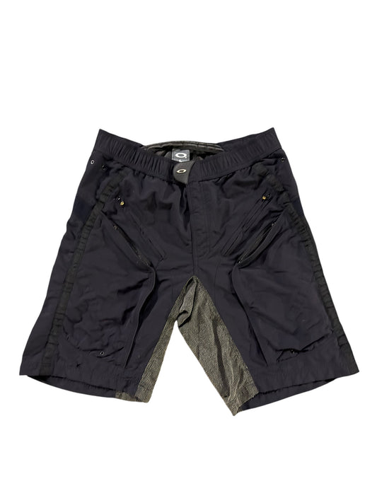 Black Zippered Oakley Shorts L