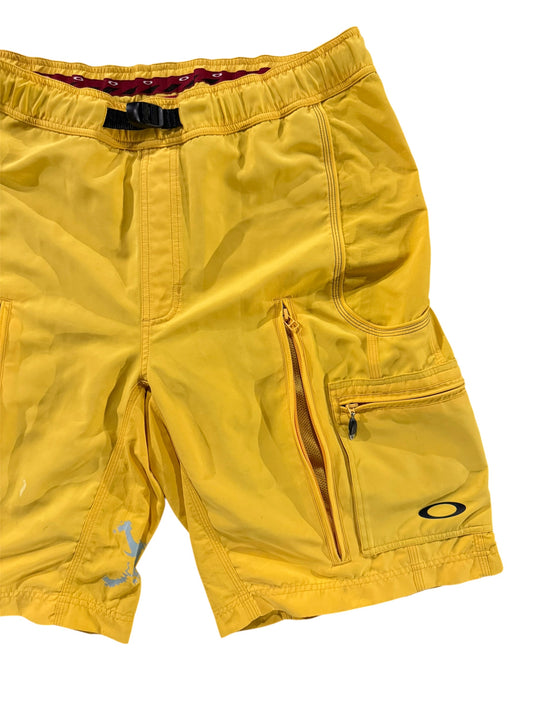 Yellow Oakley Tactical Shorts XXL