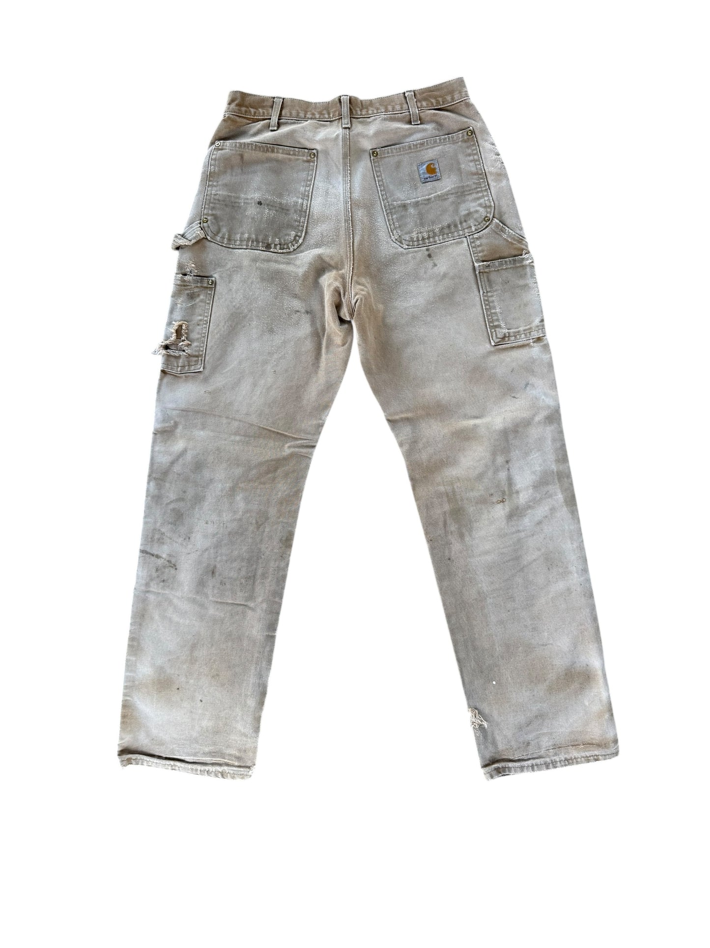 Tan Thrashed Carhartt Double Knee